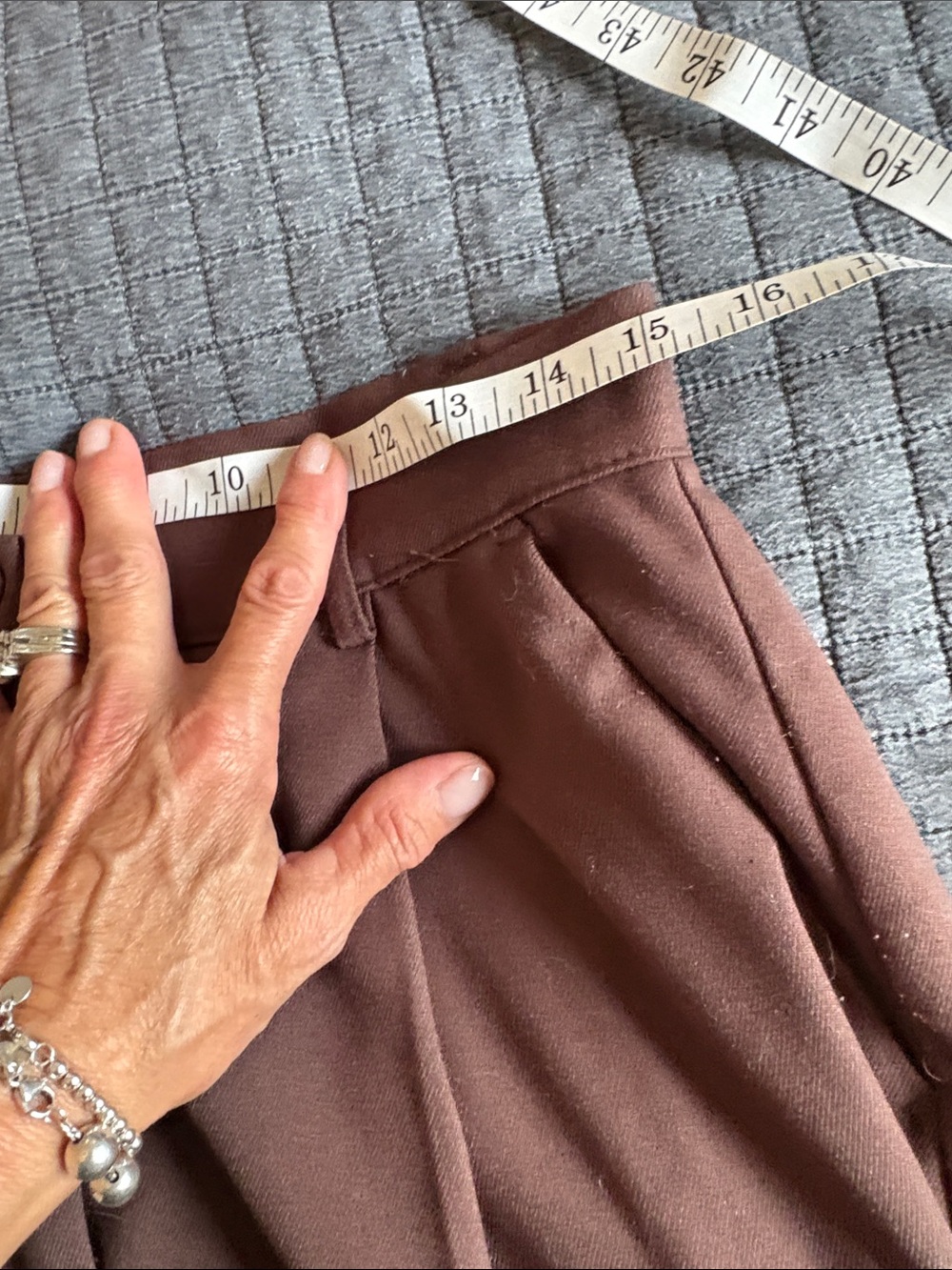 Garage Women's Brown Straight-Leg Trousers - Picture 4 of 7